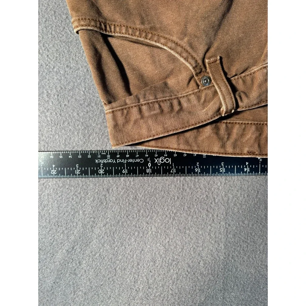 Dickies Carpenter Pants Jeans Mens 40x30 Brown Canvas Workwear Utility Cargo